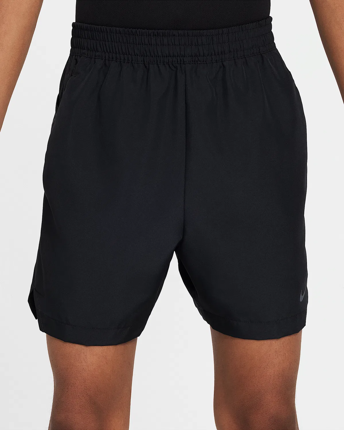 Детские шорты Nike Dri-FIT Woven Big Kids' Multi Tech, Black/Black — фото 2