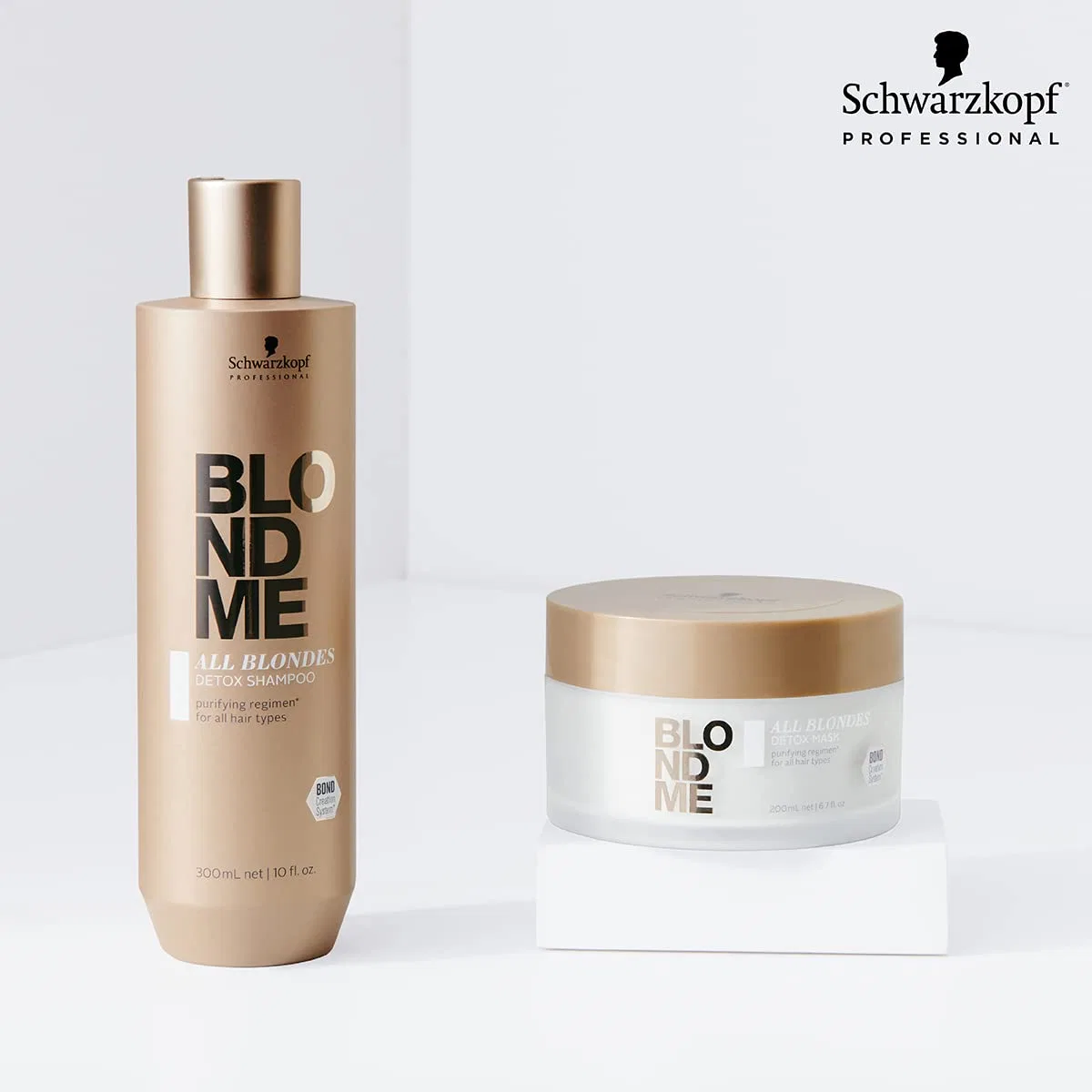 Детокс-маска для светлых волос Schwarzkopf BlondMe Keratin Restore All Blondes, 500 мл Blondme, Multicoloured — фото 3