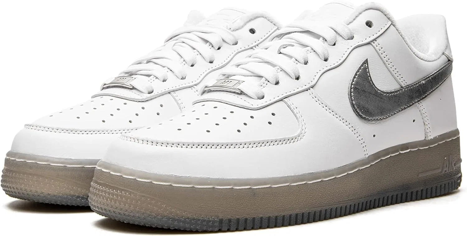 Кроссовки Nike Air Force 1 '07, белый/металлик серебро — фото 2