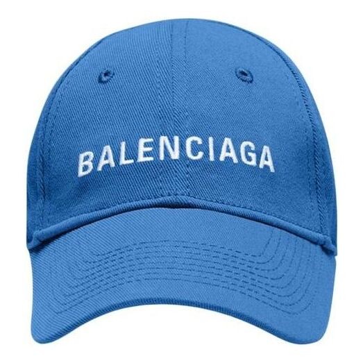 

Бейсболка visor logo cap 'light blue white' Balenciaga, голубой