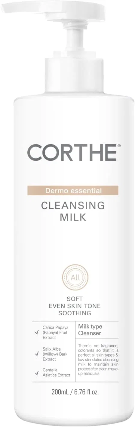 Молочко для умывания Corthe — Dermo Essential с керамидом, 200 мл