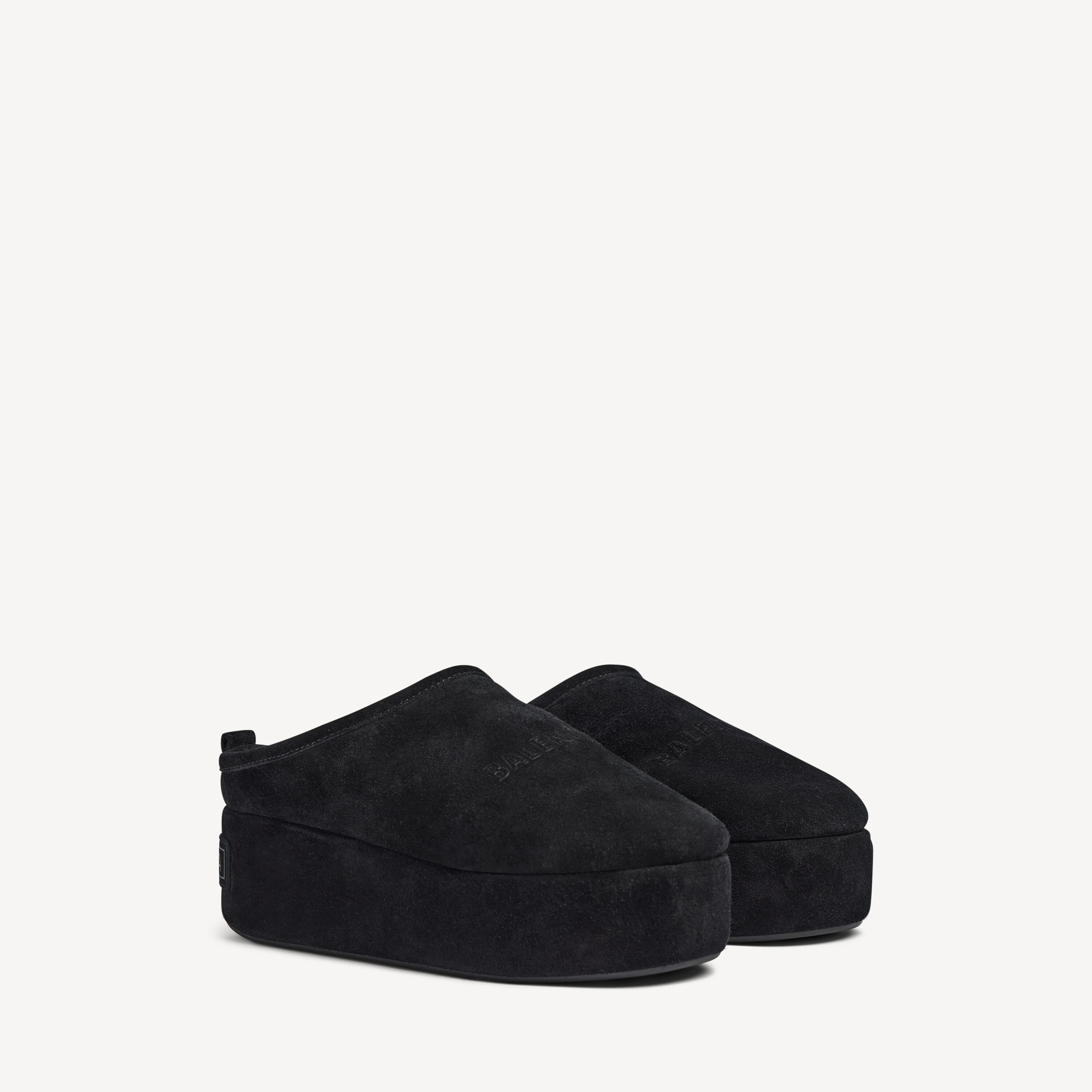 Женские сабо alaska soft на платформе, черные BALENCIAGA, черный — фото 2