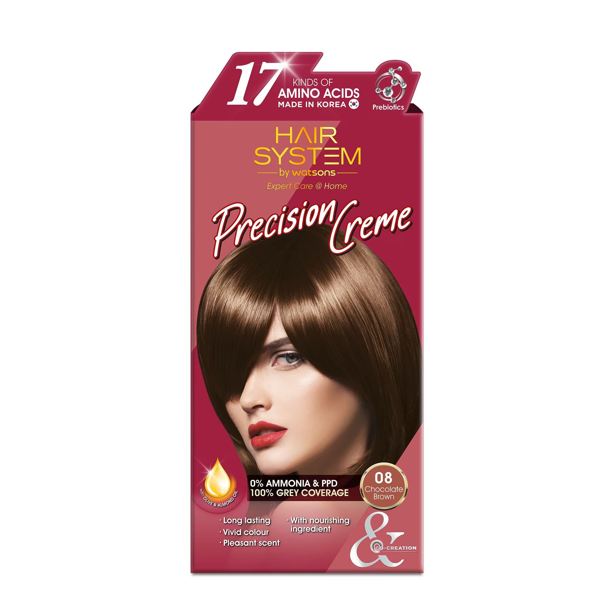 

Hair System by Watsons Precision Creme 08 Шоколадно-коричневый