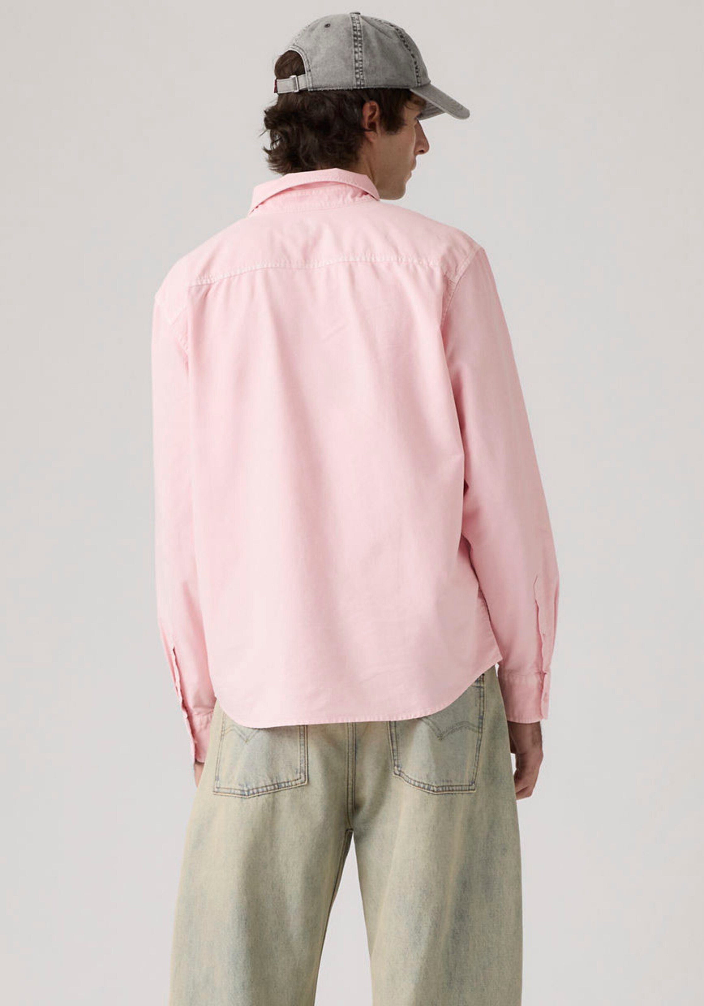 LEVI'S  Рубашка на пуговицах 'Authentic' розового цвета Regular fit — фото 3