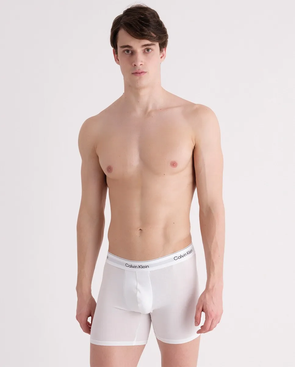 

Упаковка из 3 длинных боксеров Calvin Klein, белый
