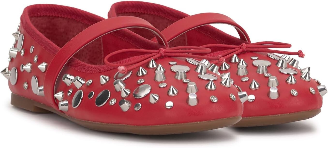 

Туфли на плоской подошве Jessica Simpson Azalina Mary Jane Flats, цвет Red Muse
