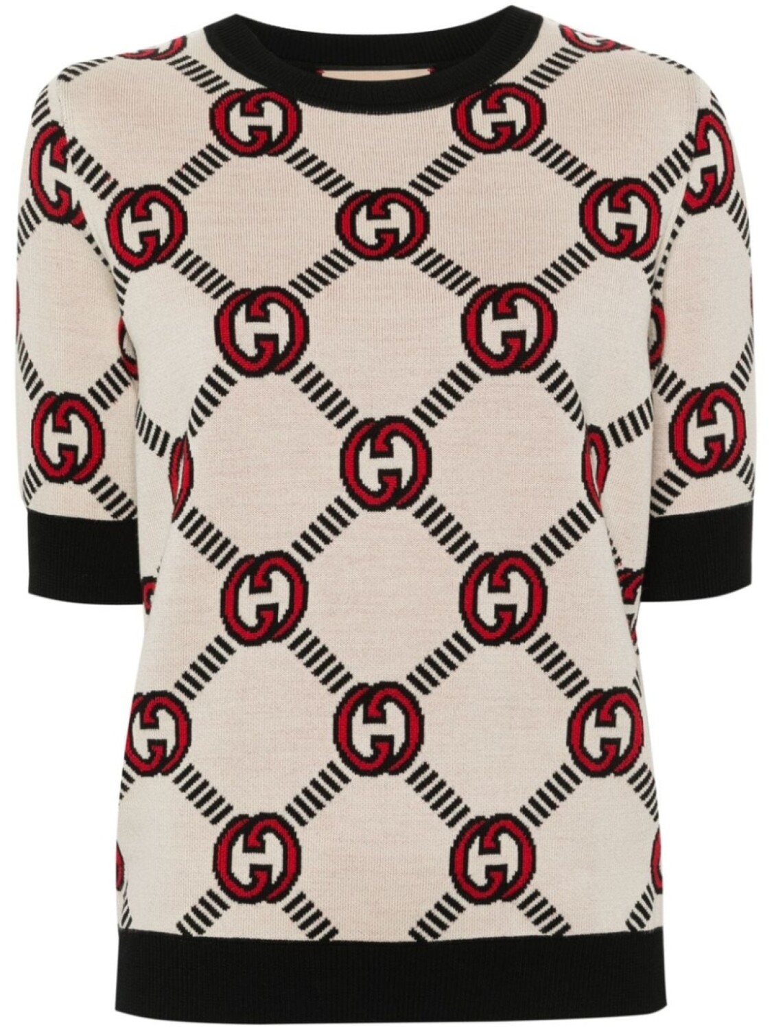 

Gucci двусторонний джемпер с логотипом Interlocking G, нейтральный цвет
