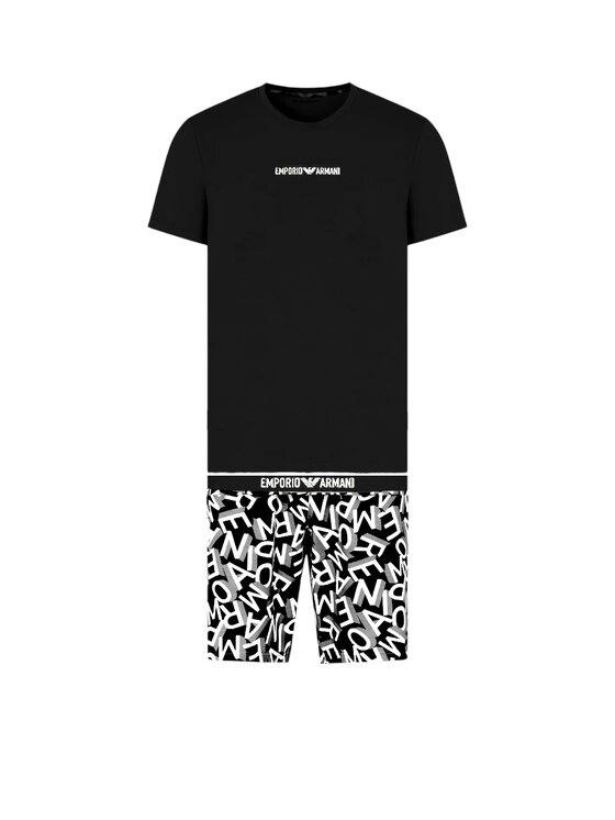 

Пижама обычного кроя EM000400 AF10794 FC143 Emporio Armani Underwear, черный