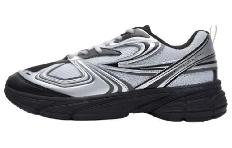 

FILA Интерран амортизирующие износостойкие низкие повседневные беговые кроссовки унисекс черный серебристый, цвет Black Silver