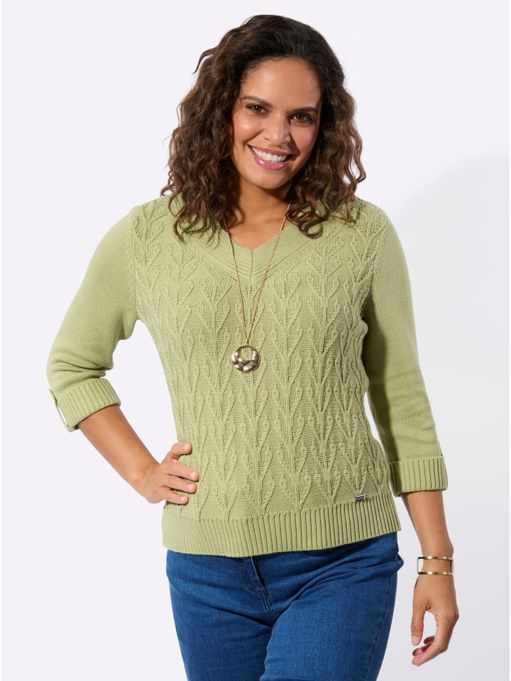 

Хлопковый свитер цвета лайма WITT WEIDEN