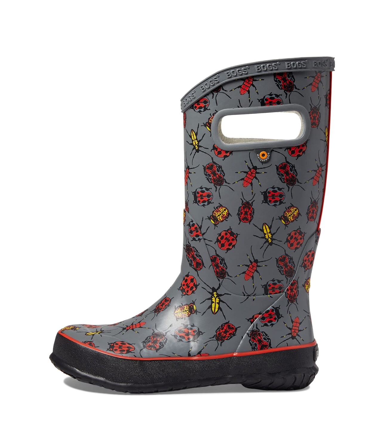 

Ботинки Bogs Kids Rain Boot Bugs (Toddler/Little Kid/Big Kid), серый