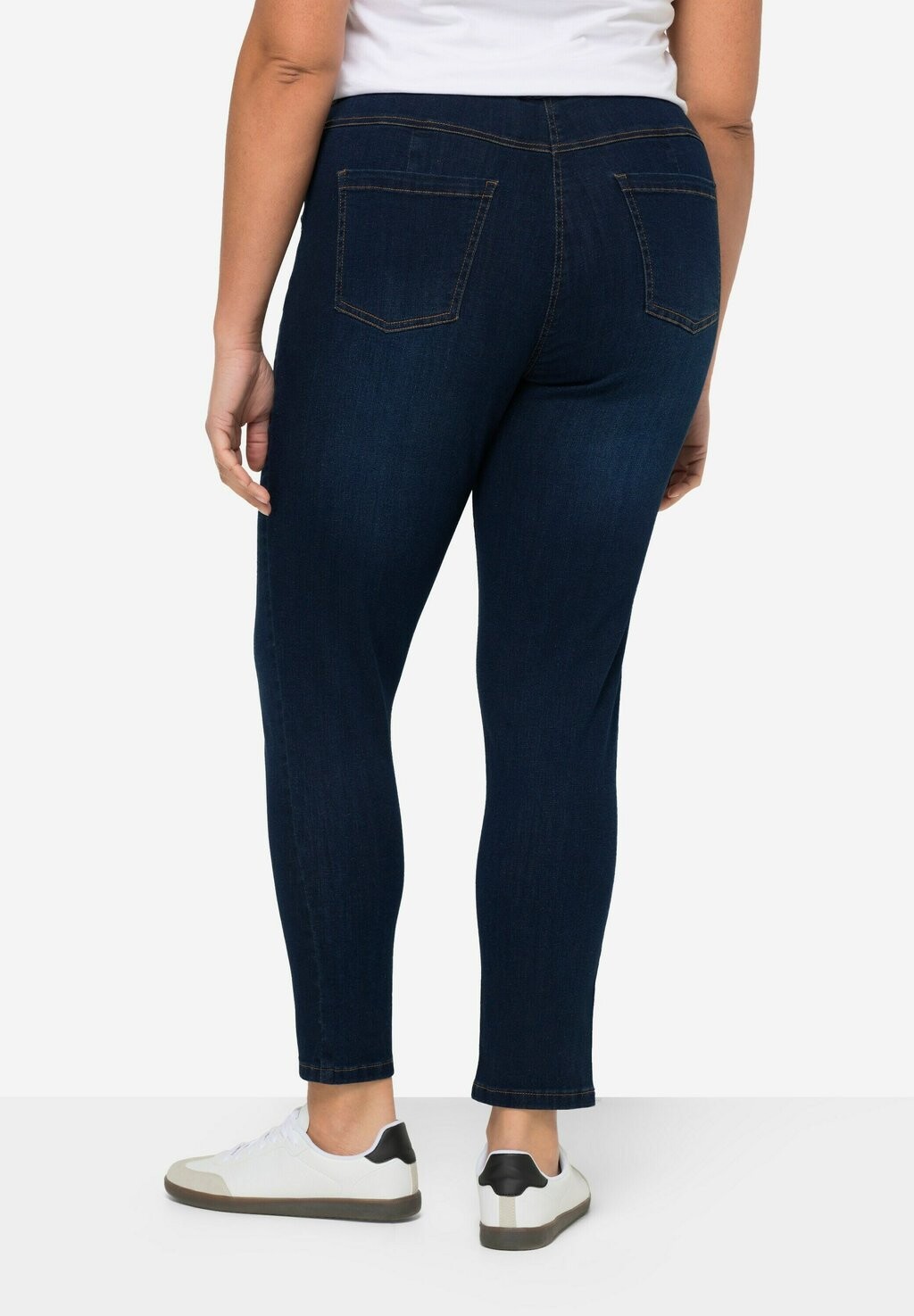 

Джинсы облегающие JEGGINGS JULE WITH ELASTIC WAIST Angel of Style, синий деним