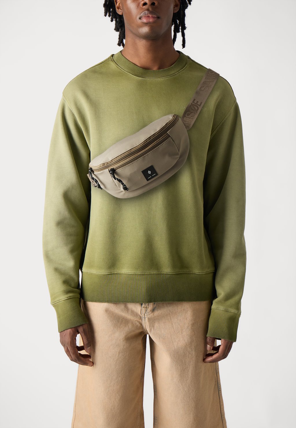 

Поясная сумка SALUIS BUM BAG Samsøe Samsøe, бежевый