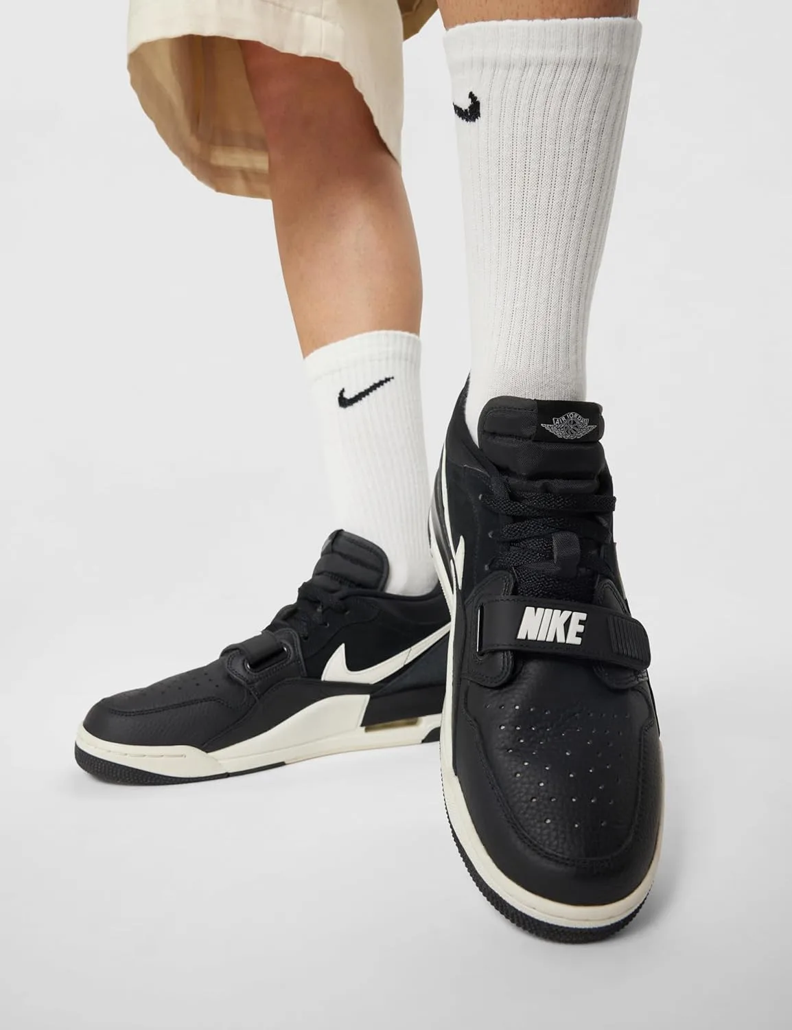 Мужские низкие кроссовки Nike Air Jordan Legacy 312, черный — фото 2