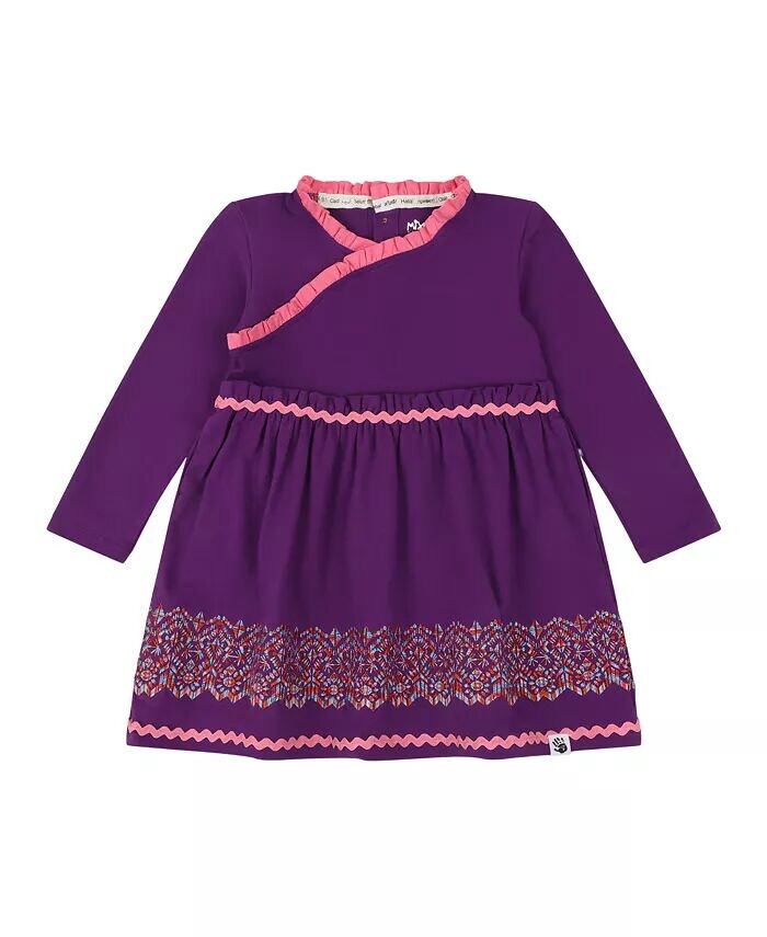

Платье с оборками для девочек Mixed Up Clothing, фиолетовый