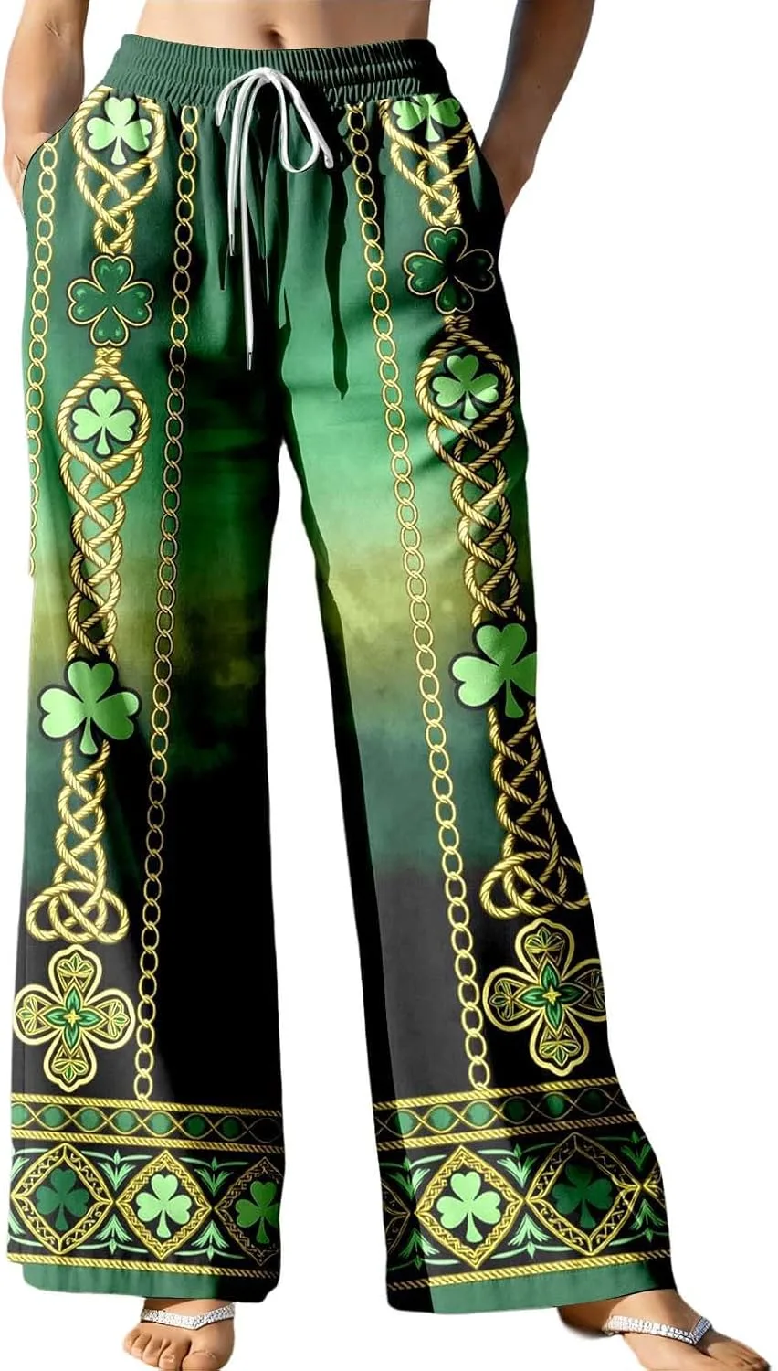 

Леггинсы St. Patrick's Day с принтом, компрессионные, высокая посадка Mgoohoen