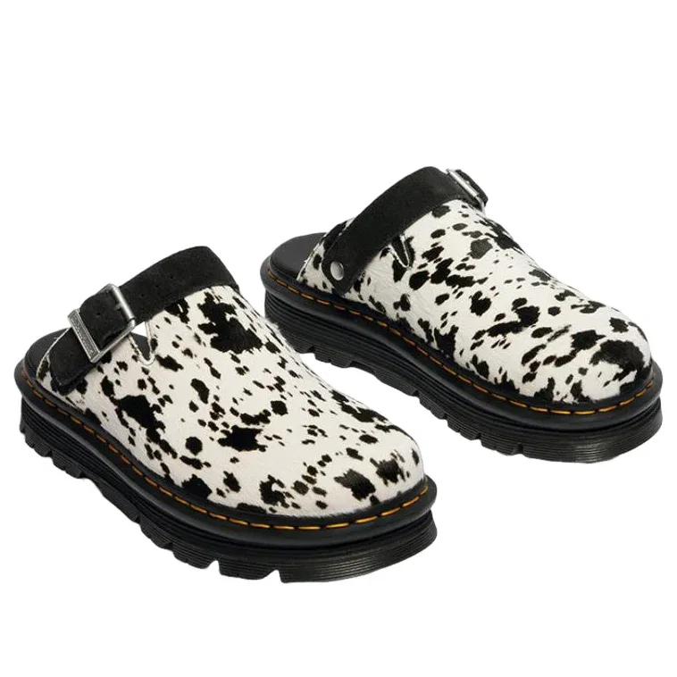 Мюли Dr. Martens Zebzag Mule 'Dalmatian' 42850100, белый — фото 2