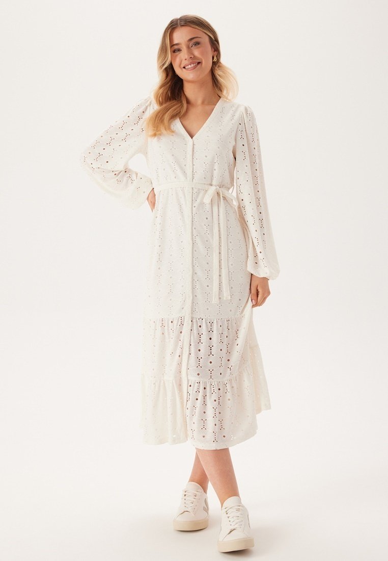 

Повседневное платье EMBROIDERED Bubbleroom, белый