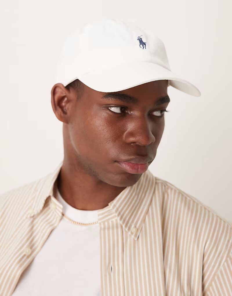 

Polo Ralph Lauren - Бейсболка из кремового твила с логотипом бренда