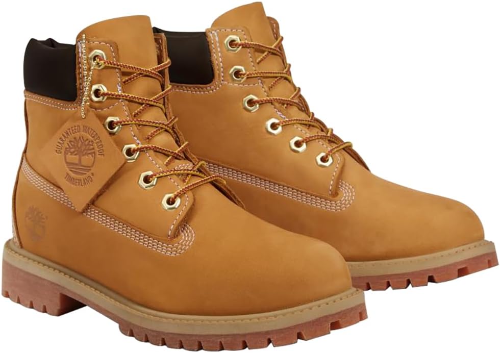 

Водонепроницаемые ботинки Timberland Premium 15 см для детей и унисекс, Wheat Nubuck