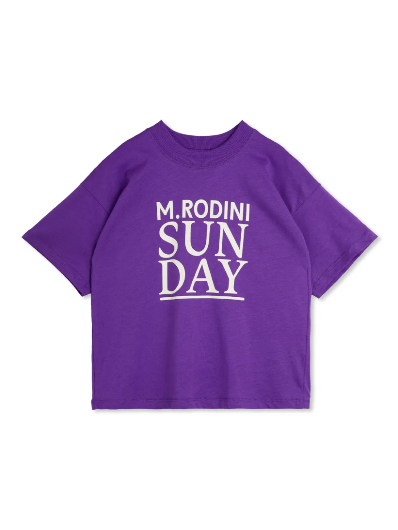 

Футболка воскресенья Mini Rodini, фиолетовый