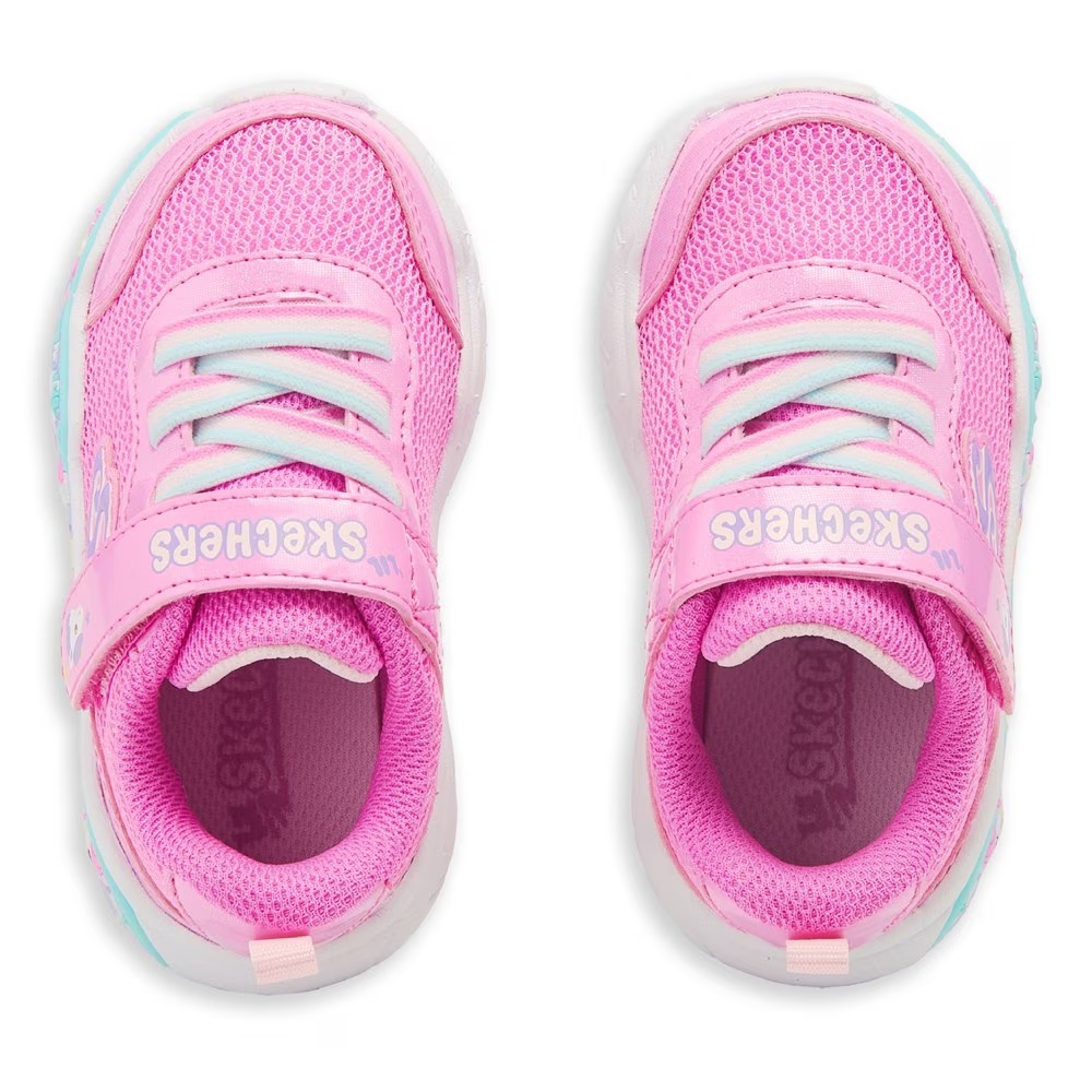 Детские кроссовки для игр Skechers, pink/blue — фото 4