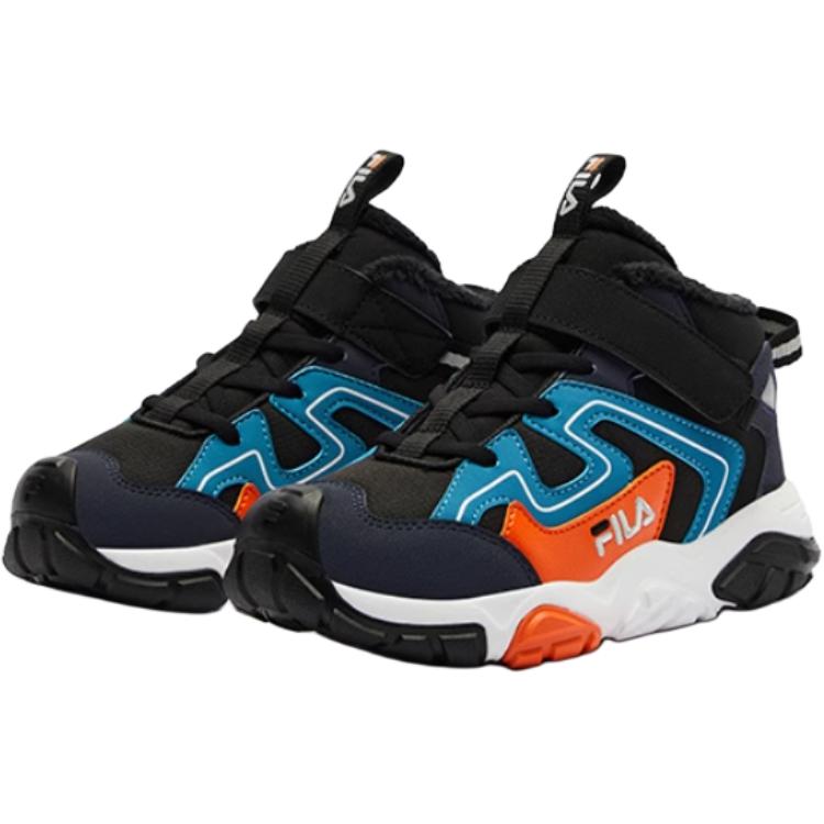 FILA KIDS Детские кроссовки для активного отдыха PERFORMANCE FPH с противоскользящим тепловым покрытием, среднего размера, черные, для детей от 3 до 7 лет — фото 2