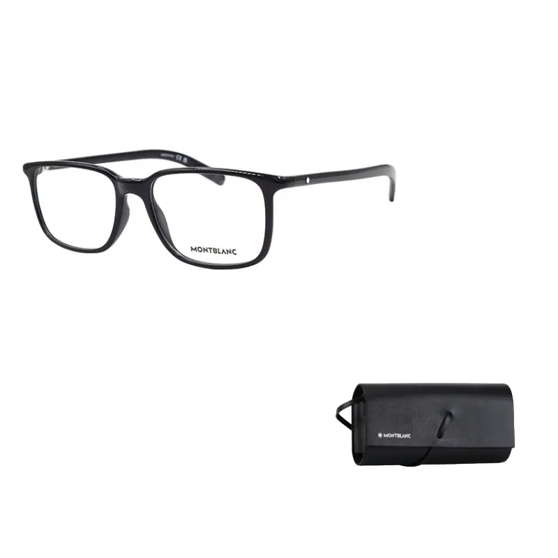 

MONTBLANC Очки с прямоугольной оправой, Black