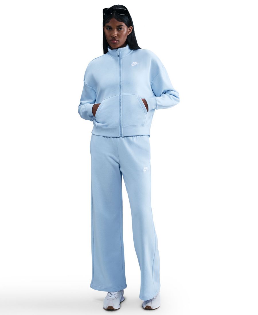 

Женская флисовая спортивная куртка свободного кроя "Клубная" Nike, Celestine Blue/White