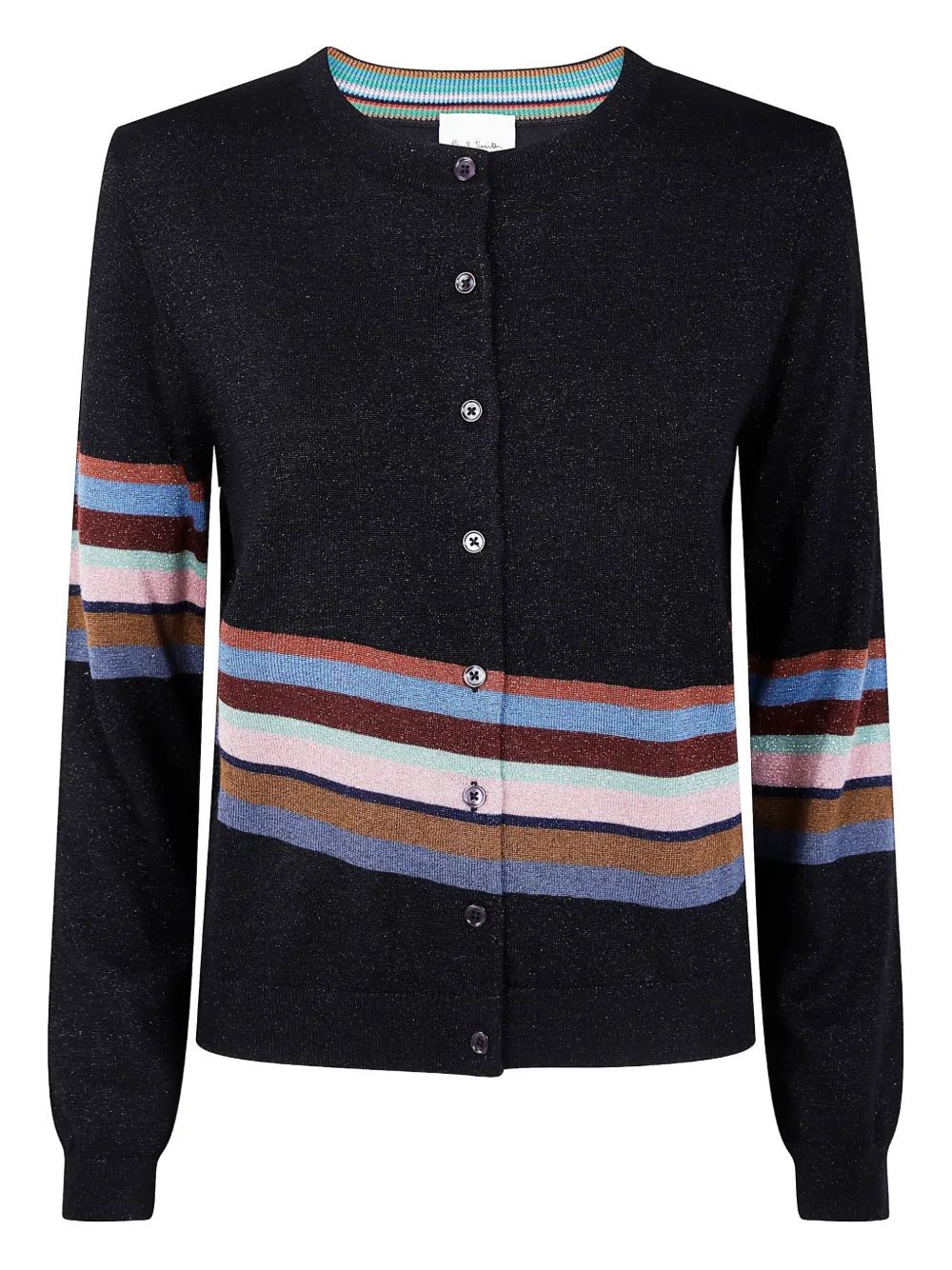 

Кардиган в блестящую полоску Paul Smith, черный