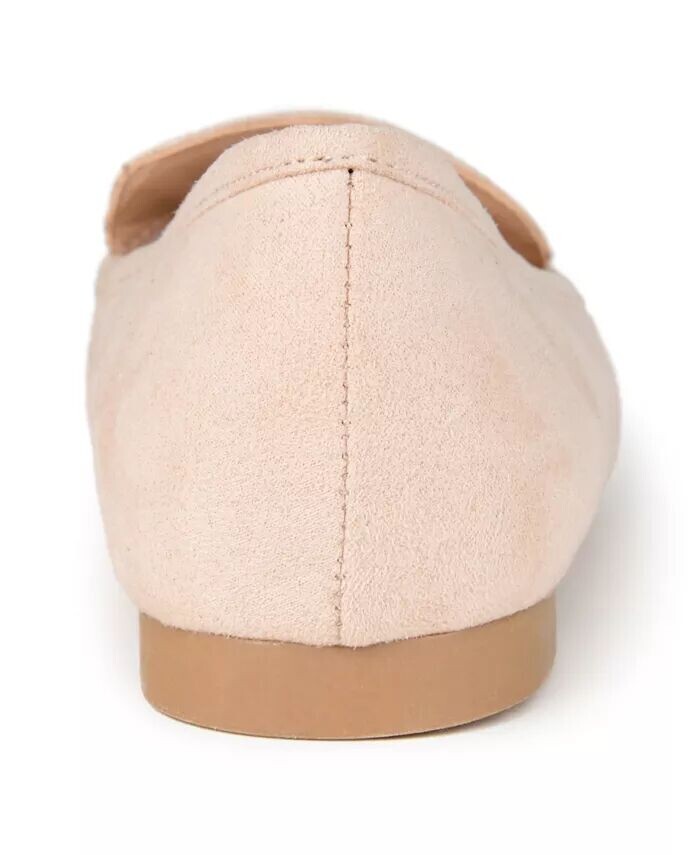 Женские мокасины Tullie Square Toe Journee Collection, коричневый/бежевый — фото 3