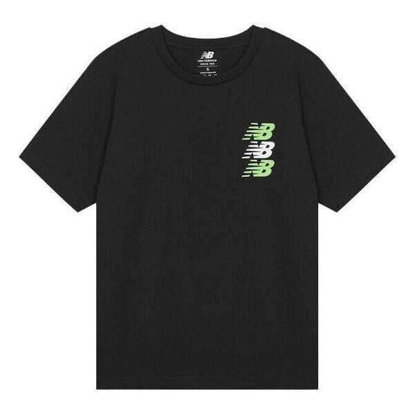

Футболка с тройным логотипом New Balance, черный