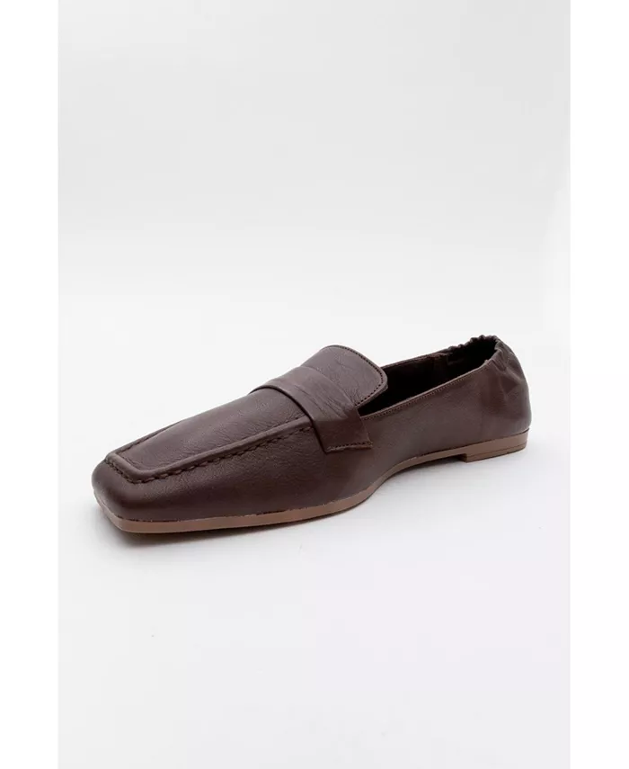 Лоферы Liepa из кожи Forever & Always Shoes, коричневый — фото 3
