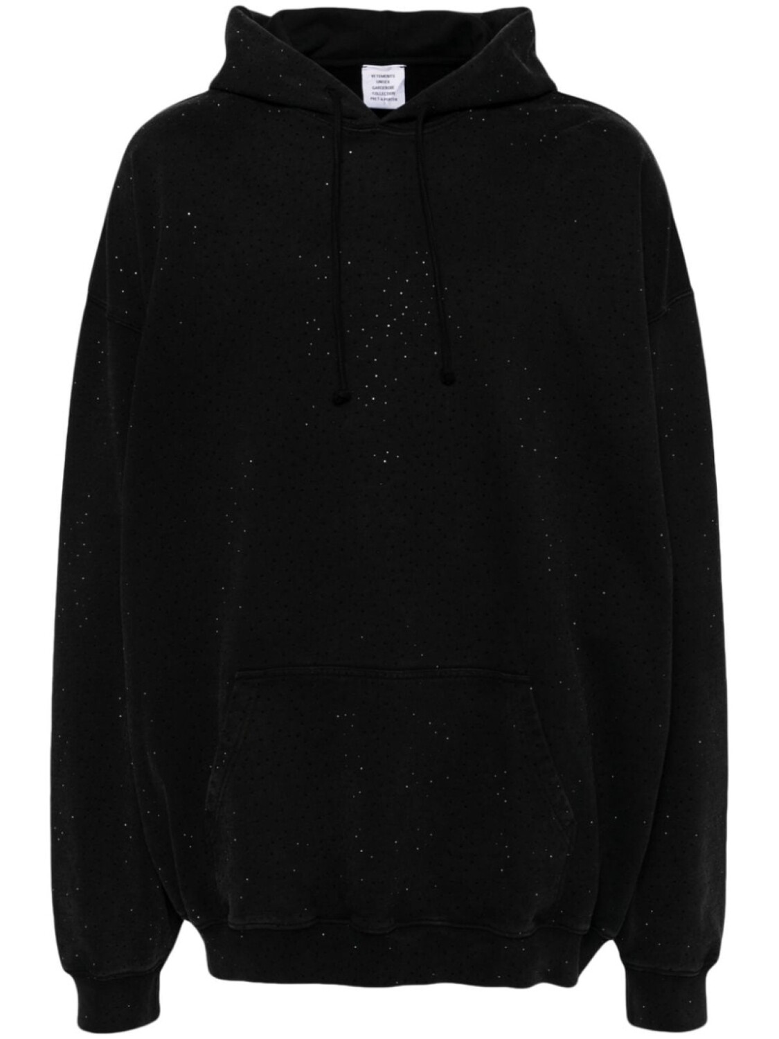 

VETEMENTS худи со стразами, черный