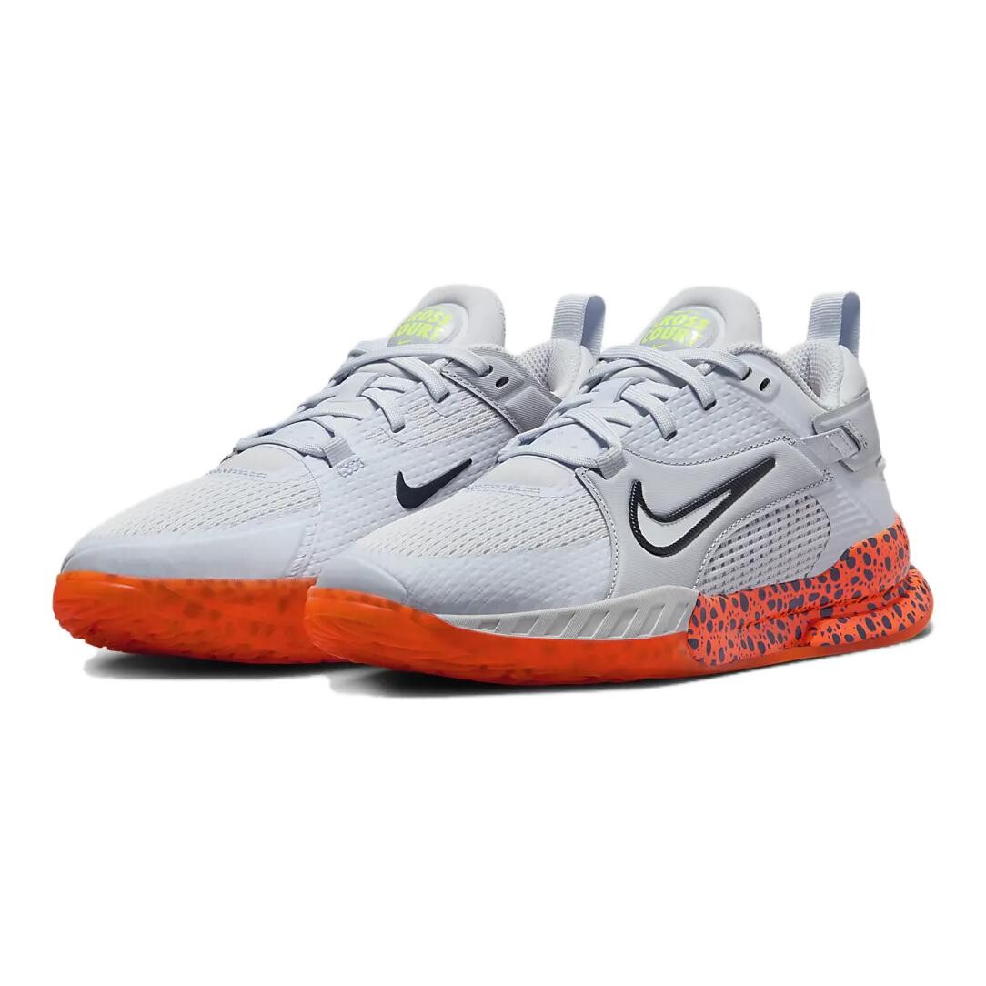 Кроссовки детские баскетбольные Crosscourt Series GS Low-top серые/оранжевые Nike, оранжевый — фото 3