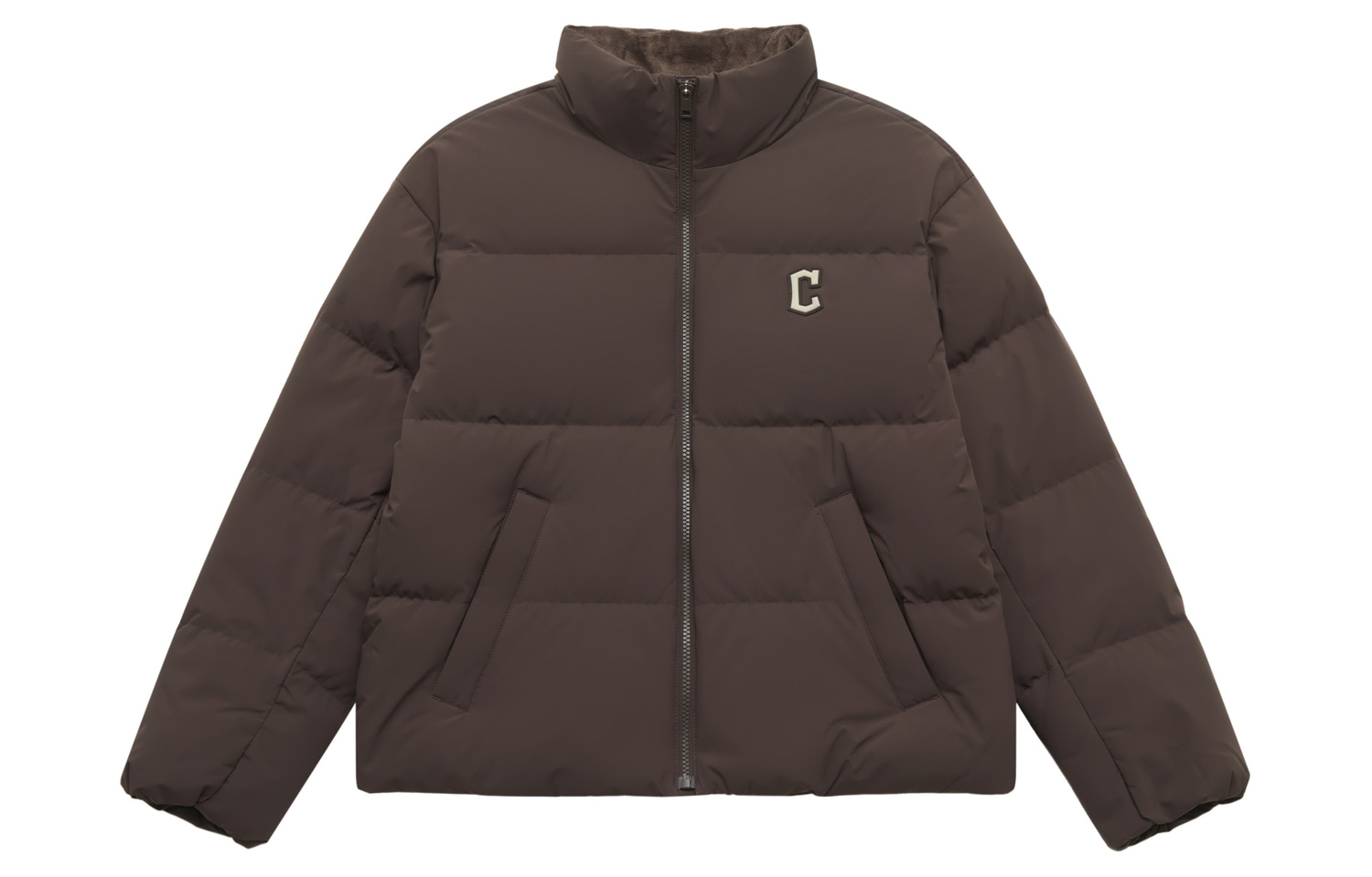

MLB Куртка утепленная унисекс Cleveland Indians 25FW, Standard Brown