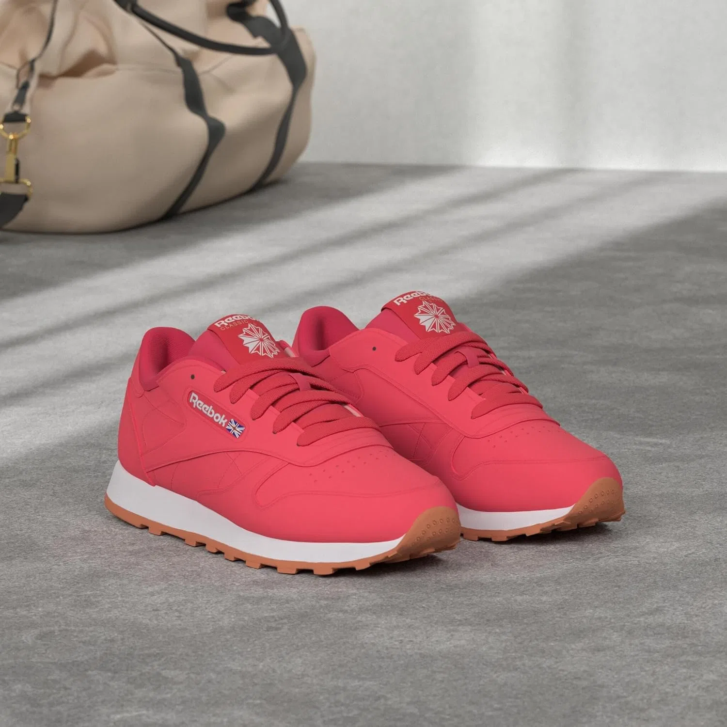 Кроссовки мужские Reebok Court Advance, цвет Vector Red/Ftwr White/Reebok Rubber Gum-03 — фото 2