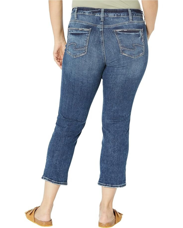 

Джинсы Silver Jeans Co. Plus Size Suki Capris W43916SCV389, индиго