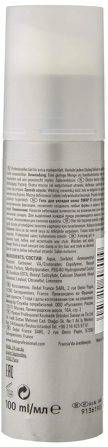 Гель для волос X-Strong Gel Style Swap It от LONDA, 100 мл Londa — фото 2