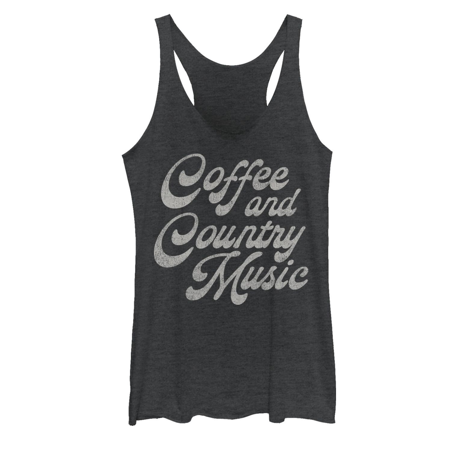 

Майка с рисунком Country & Coffee Cowboy для юниоров