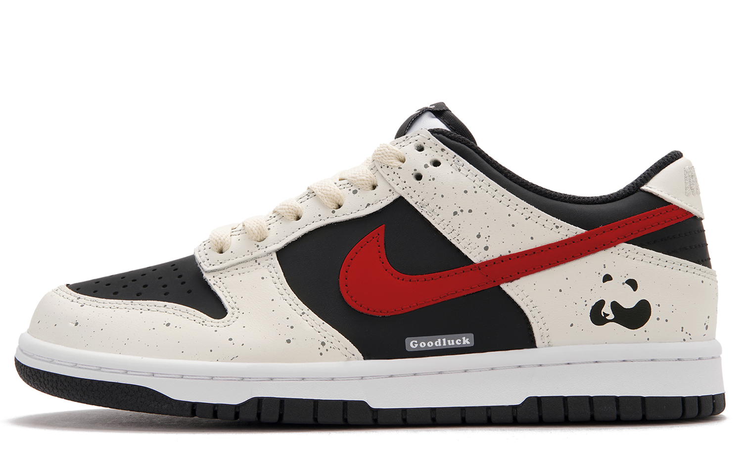 

Nike Кроссовки для скейтбординга Dunk Panda Strawberry A Low top Unisex Black White Red