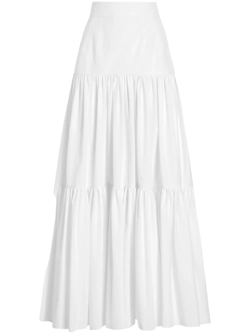 Многоярусная макси-юбка Dolce & Gabbana, белый