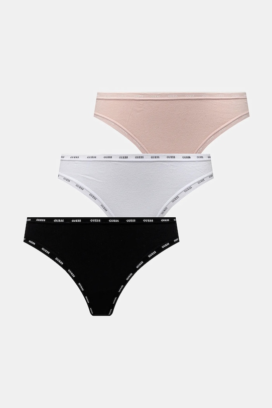 

Три пары стрингов Guess, розовый
