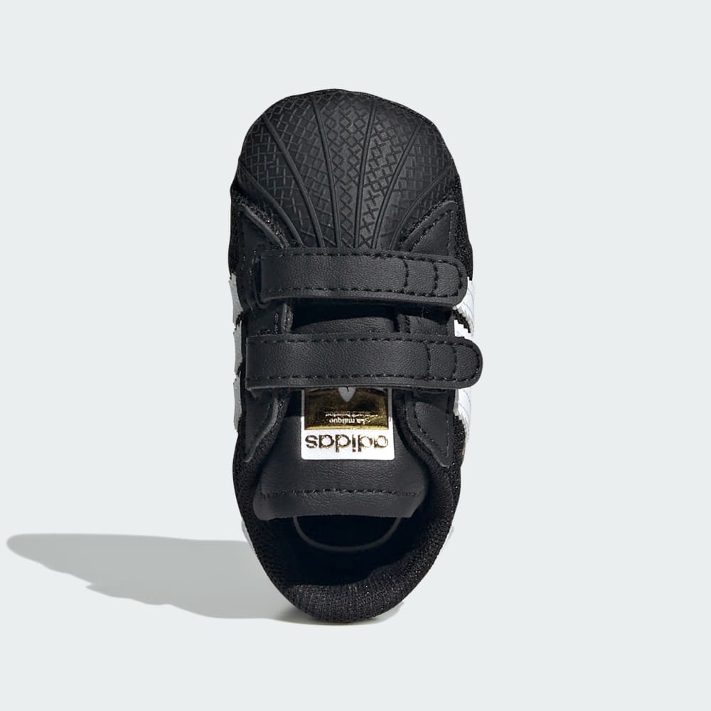 Кроссовки Adidas Superstar Shoes, цвет Core Black/Cloud White/Gold Metallic — фото 2