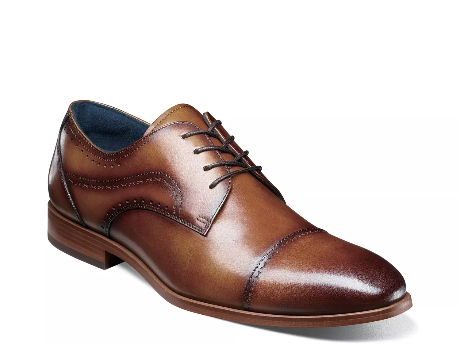 

Bryant Cap Toe Оксфорды Stacy Adams, Cognac