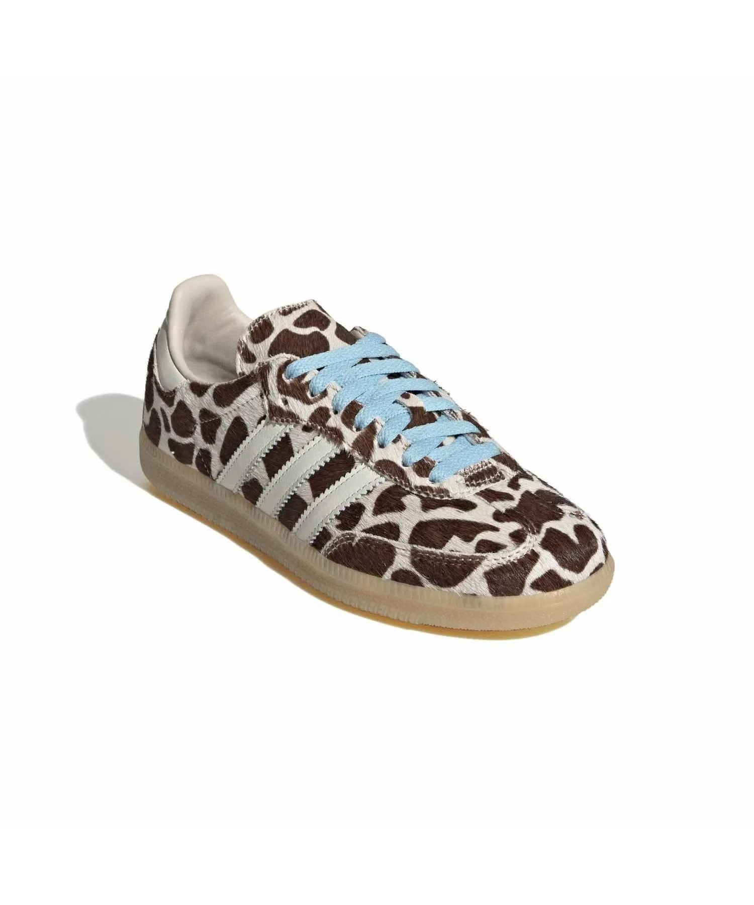 Унисекс кроссовки из натуральной кожи Samba OG KI6669 Adidas бежевые — фото 2