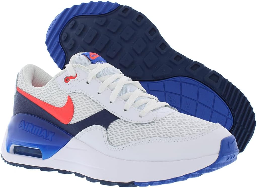 Кроссовки Nike Boys Air Max Systm, белый/красный/ярко-красный — фото 2