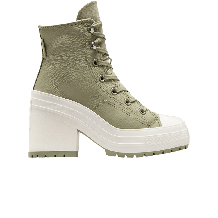 

Кроссовки Chuck 70 De Luxe Heel Platform High 'Water Repellent - Light Field Surplus', зеленый