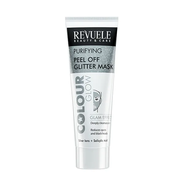 

Маска для лица с салициловой кислотой Peel Off Glitter Mask Revuele, 80 ml