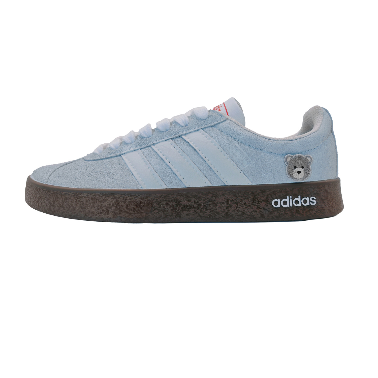 

Adidas Neo VL Court 2.0 Adidas, Gray Brown Bear Balance Slip Resistant Low top Skateboard Shoes Unisex Sky Blue